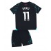 Manchester City Jeremy Doku #11 Babykleding Derde Shirt Kinderen 2023-24 Korte Mouwen (+ korte broeken)